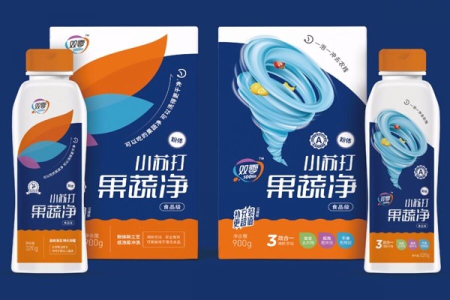 Baking soda fruit and vegetable net series